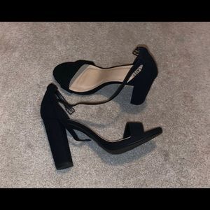 Black high heels
